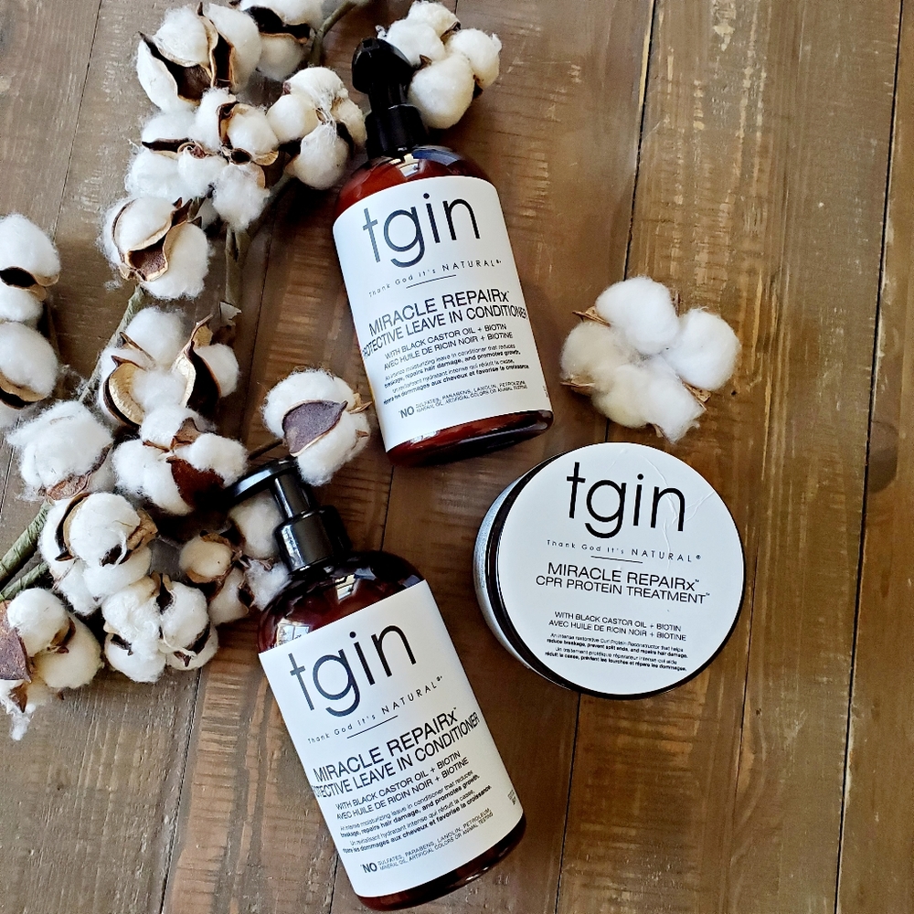 3 Pc Tgin RepaiRx Protective Leave In Conditioner & Deep Hydrating Hair Mask